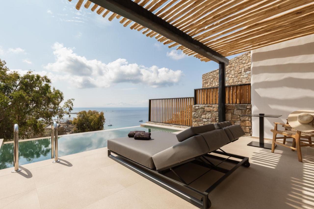Calma Suites Mykonos Psarou  Bagian luar foto