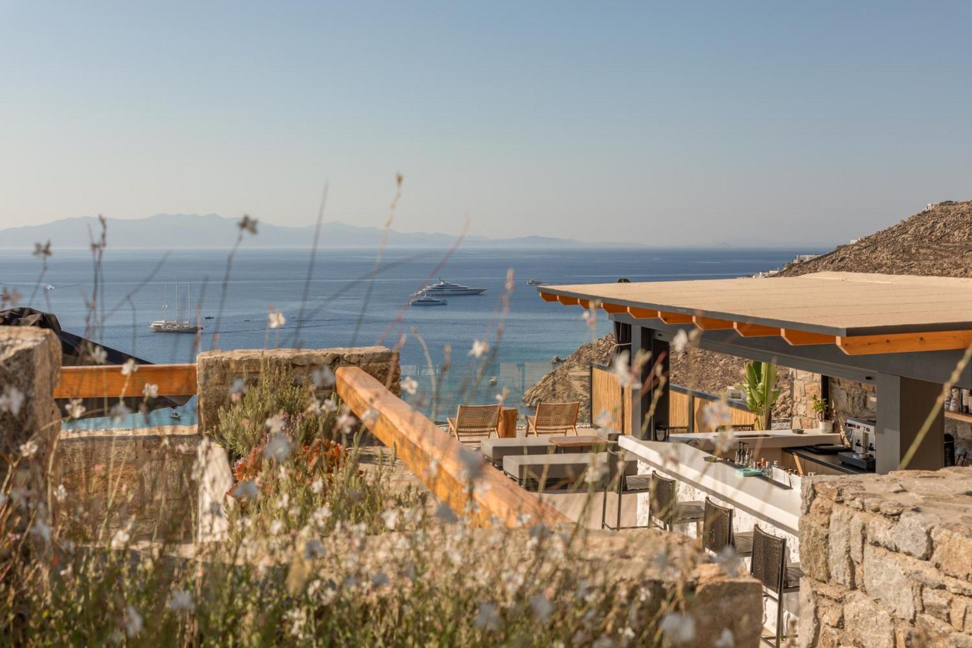 Calma Suites Mykonos Psarou  Bagian luar foto