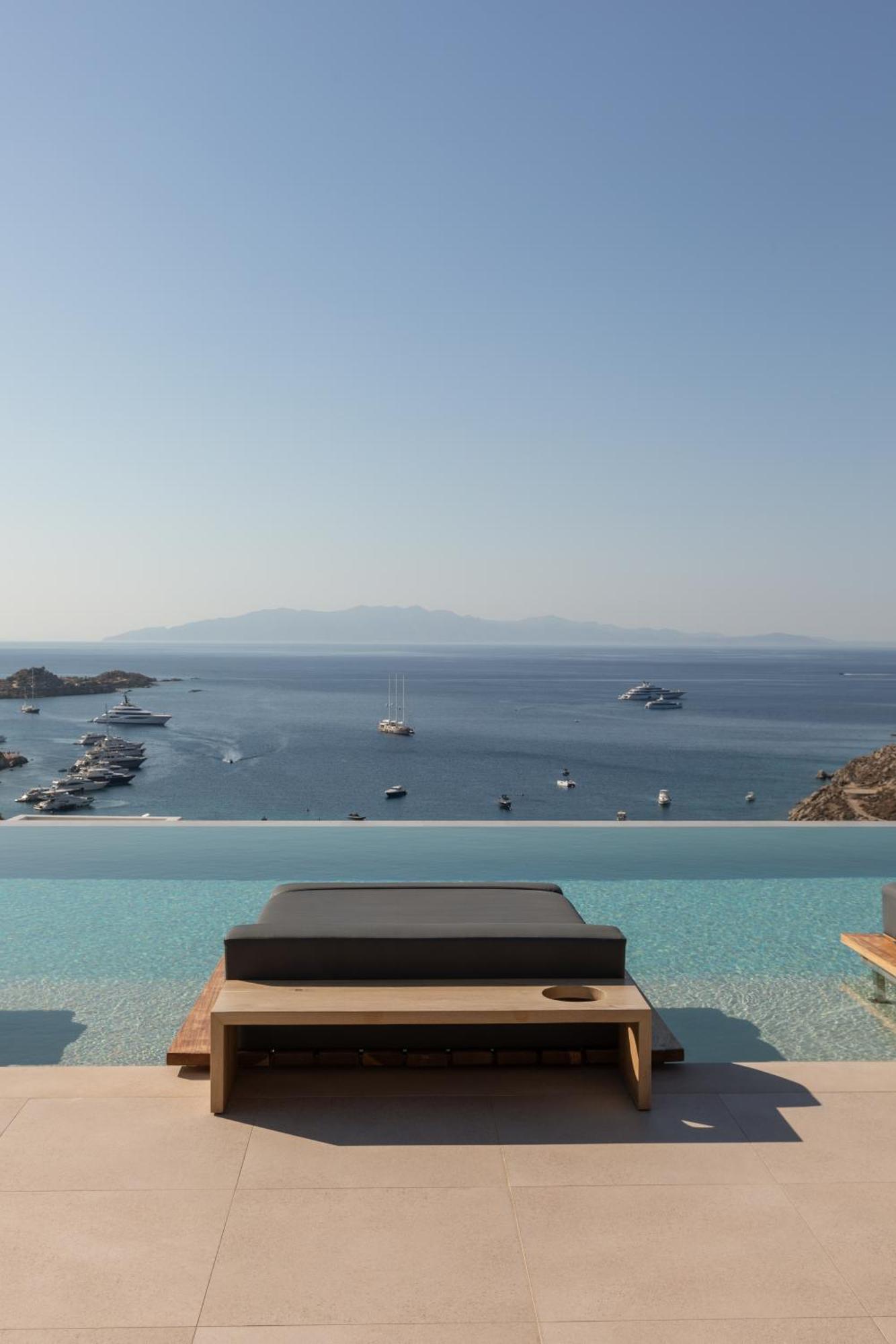 Calma Suites Mykonos Psarou  Bagian luar foto