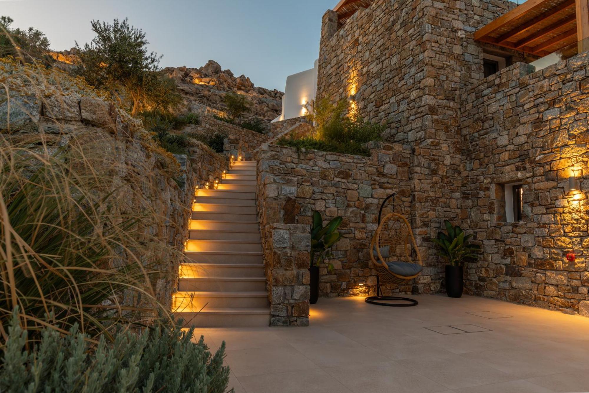 Calma Suites Mykonos Psarou  Bagian luar foto
