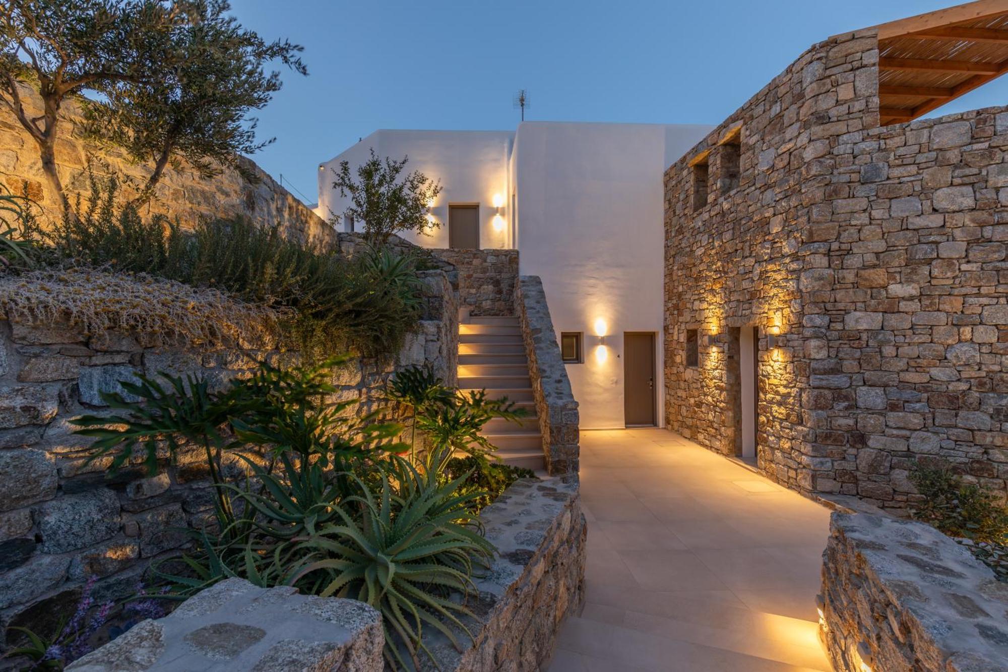 Calma Suites Mykonos Psarou  Bagian luar foto