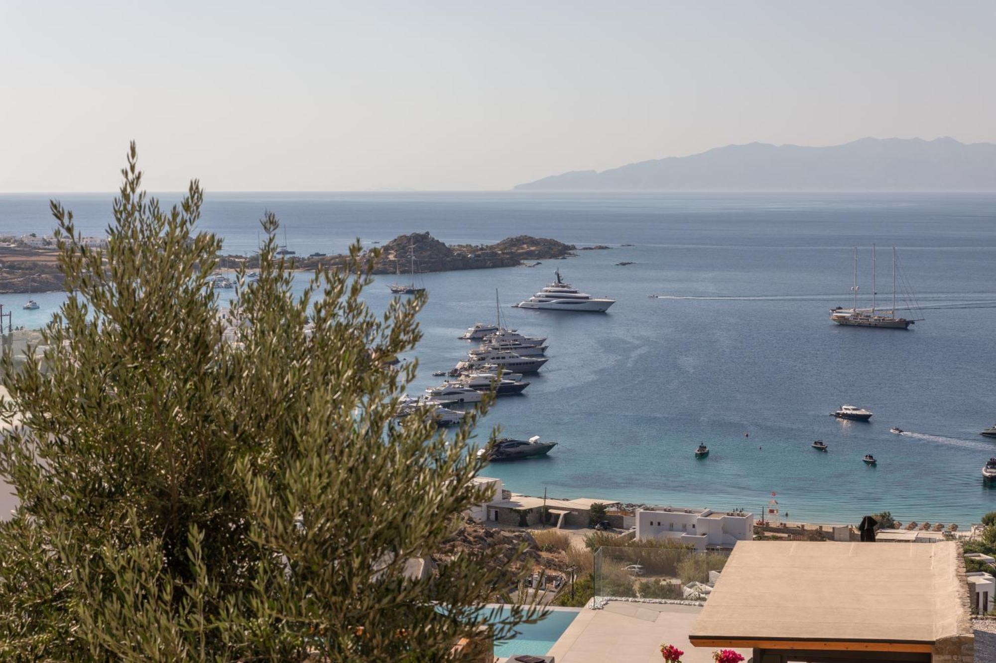 Calma Suites Mykonos Psarou  Bagian luar foto