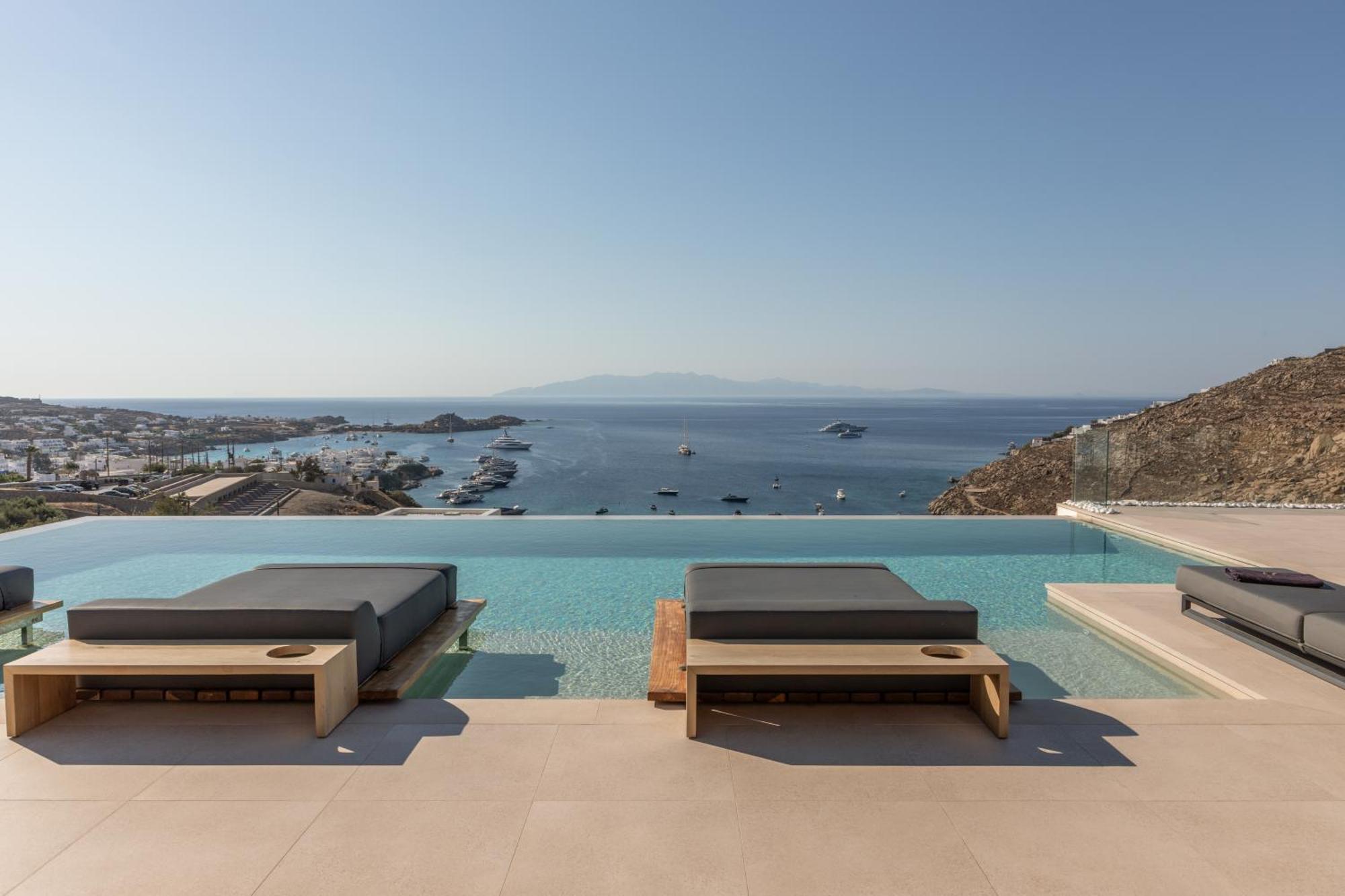 Calma Suites Mykonos Psarou  Bagian luar foto