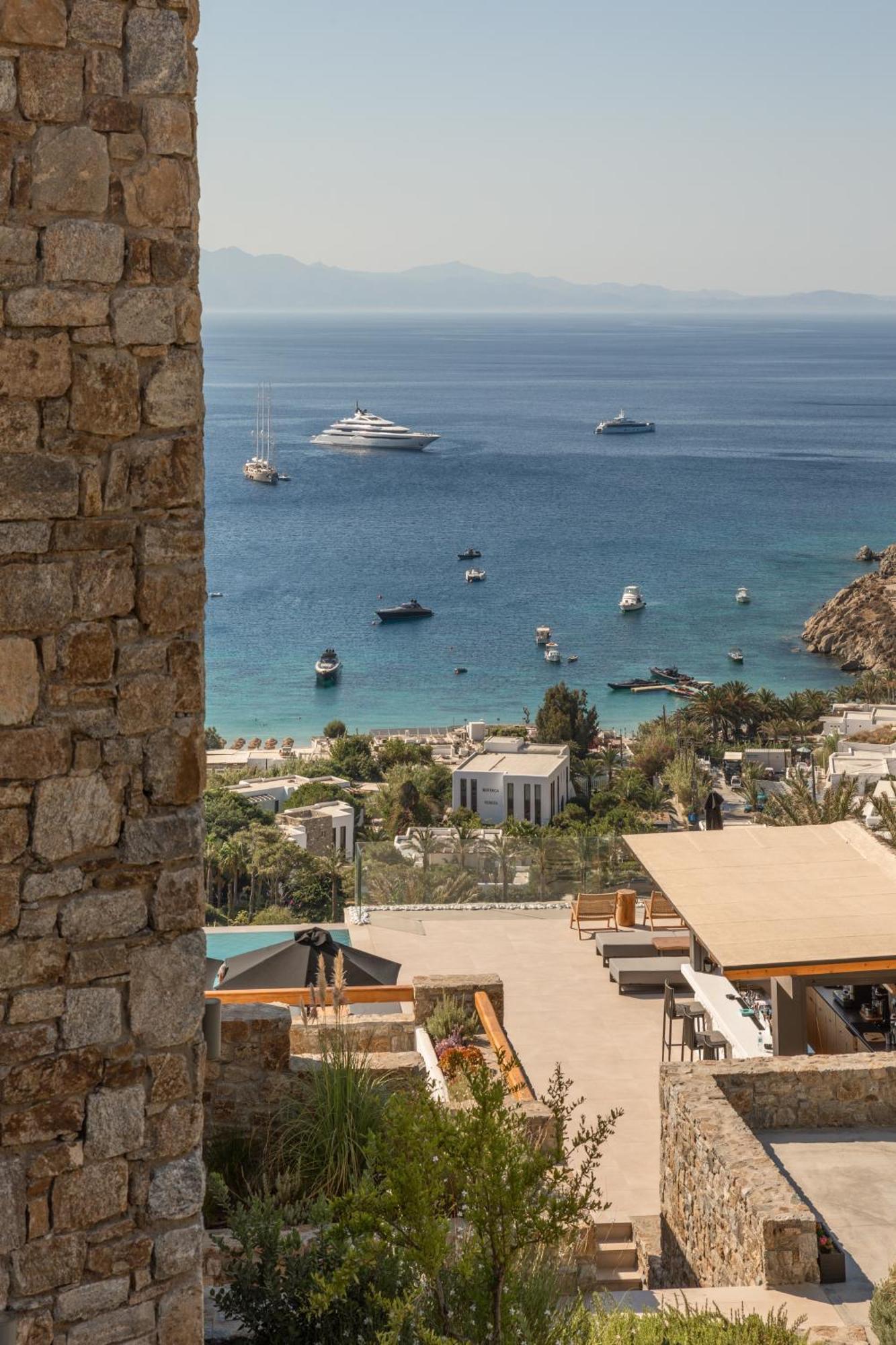 Calma Suites Mykonos Psarou  Bagian luar foto