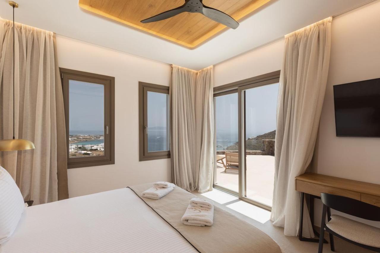Calma Suites Mykonos Psarou  Bagian luar foto
