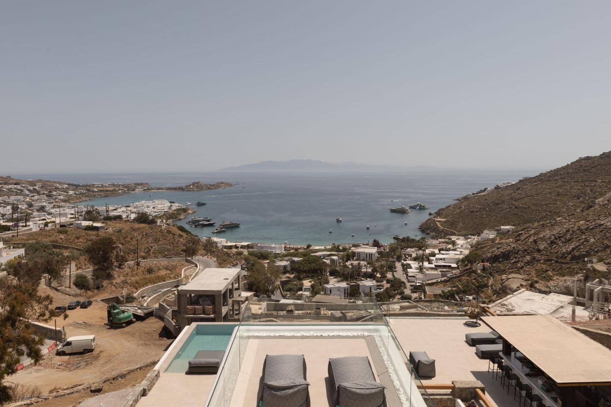 Calma Suites Mykonos Psarou  Bagian luar foto